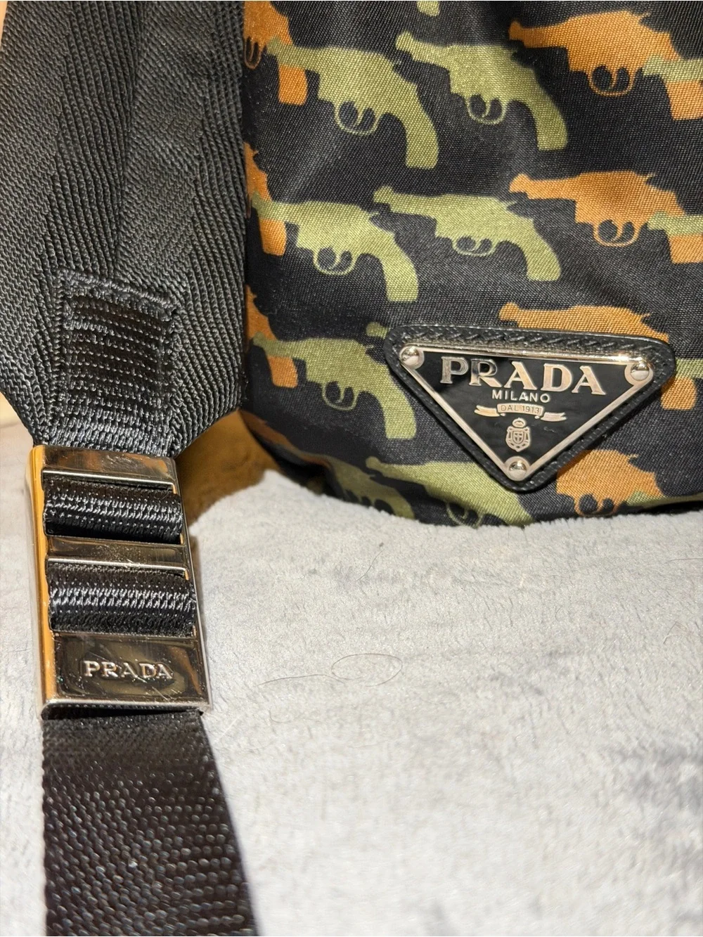 [ARCHIVAL] Prada Tessuto Stampata Gun Camo Backpack (VZ0066)